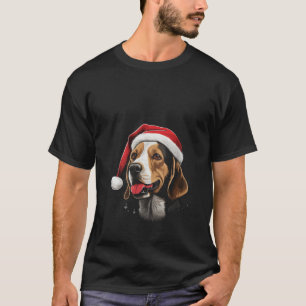 Camiseta Perros de perro de Beagle Navidades caminando maes