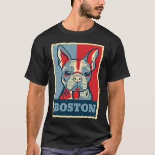 Camiseta Perros de perro de Boston Terrier Vintage retro