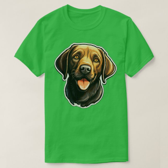Camiseta Perros de perro de labrador negro lindo labradores (Diseño del anverso)