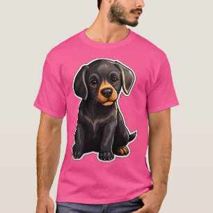 Camiseta Perros de perro de labrador negro lindo labradores