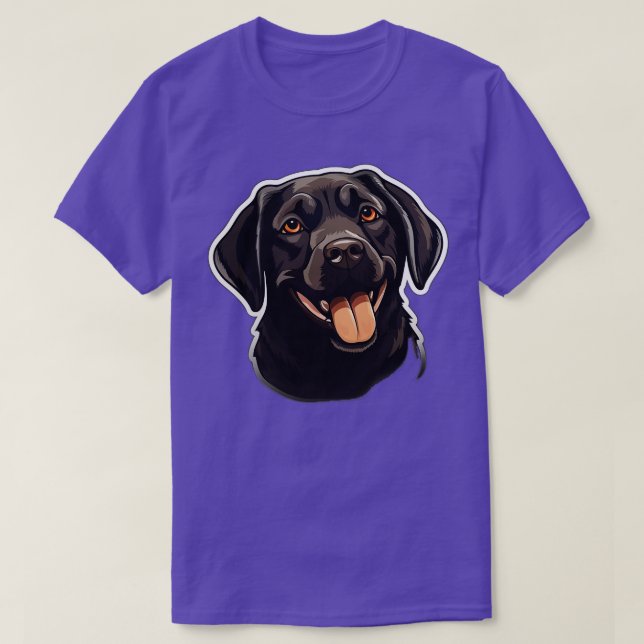 Camiseta Perros de perro de labrador negro lindo labradores (Diseño del anverso)