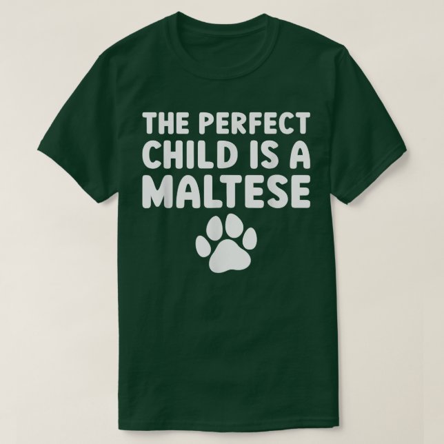 Camiseta Perros De Perro Malteses Son Mejores Que Niños  (Diseño del anverso)