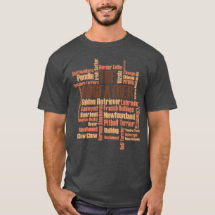 Camiseta Perros de perro Perro Perro Perro Raza Bulldog de