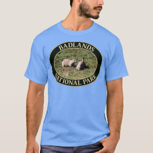 Camiseta Perros de pradera en el Parque Nacional Badlands e