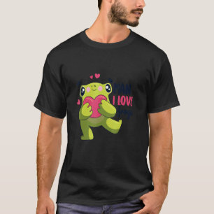 Camiseta Perros de rana Hombre Me Encantan Ranas Anfibio An