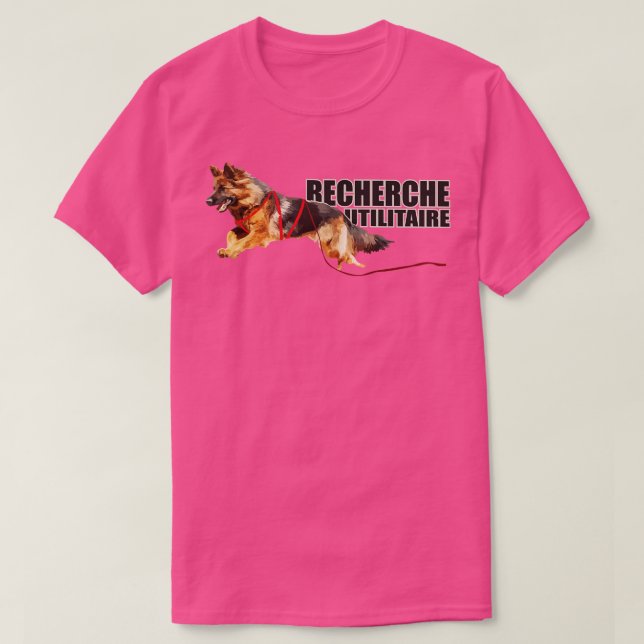 Camiseta perros de rescate (Diseño del anverso)