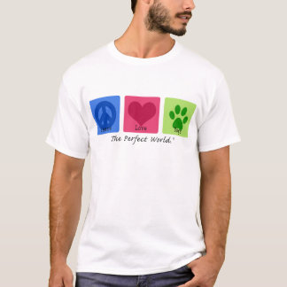 Camiseta Perros del amor de la paz