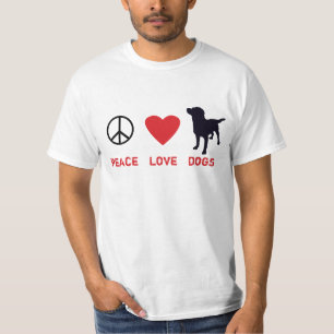 Camiseta Perros del amor de la paz