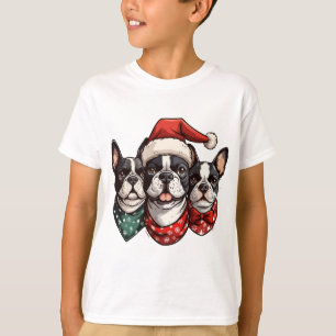 Camiseta Perros del Boston Terrier