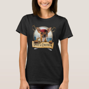 Camiseta Perros Del Caribe Cute Rojo Chihuahua