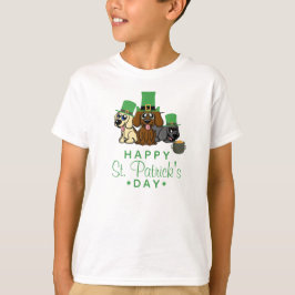 Camiseta Perros del Día de San Patricio, Gorras de Leprecha