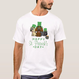 Camiseta Perros del Día de San Patricio, Gorras de Leprecha