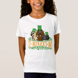 Camiseta Perros del Día de San Patricio Leprechaun Gorra Sh