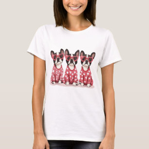 Camiseta Perros del día de San Valentín Boston Terrier