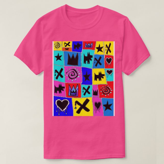 Camiseta Perros del graffiti (Diseño del anverso)