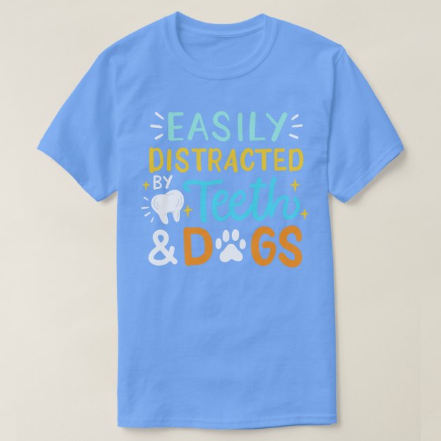 Camiseta Perros Dentistas Dientes (Diseño del anverso)