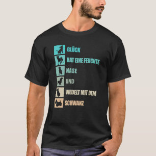 Camiseta Perros Dicen En Alemán Acerca De Cuatro Amigo Perr