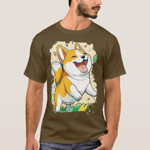 Camiseta Perros divertidos felices de Perro lindo Shiba Inu