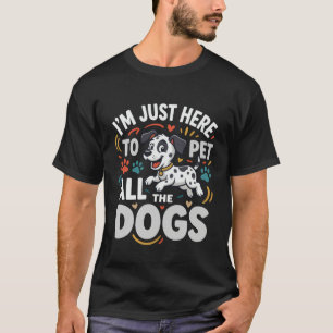 Camiseta Perros Divertidos Vector Amante de las Mascotas