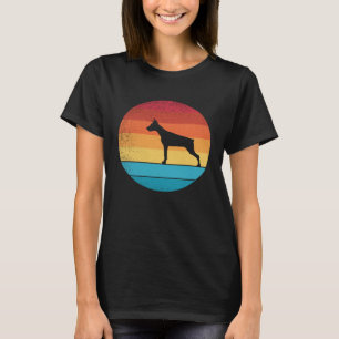 Camiseta Perros Doberman retro vintage y animales lindos 7