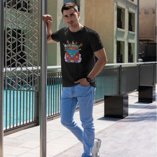 Camiseta Perros En Hippie Van (Subido por el creador)