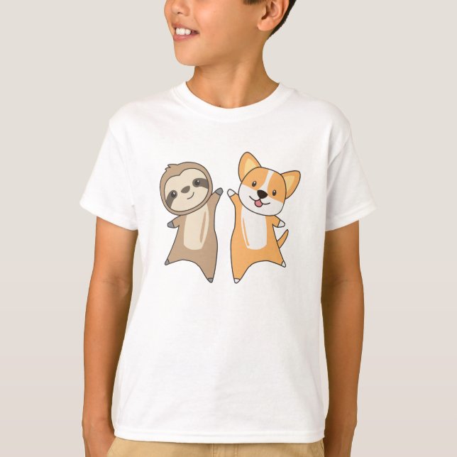 Camiseta Perros eslovacos de Corgi Perros (Anverso)