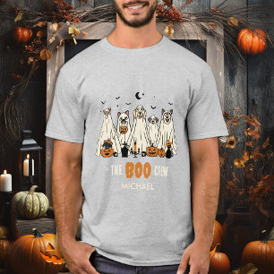 Camiseta Perros fantasma de la tripulación de BOO personali