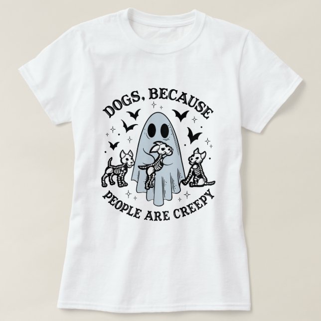 Camiseta Perros Fantasmas (Diseño del anverso)