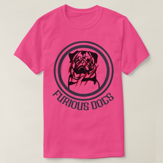 Camiseta perros furiosos (Diseño del anverso)