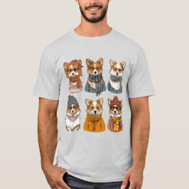 Camiseta Perros galeses de moda Corgi