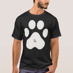 Camiseta Perros Gatos ANIMALES PATAS IMPRESIÓN DIVERTIDA di
