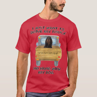 Camiseta Perros Gordon Setter conductores de camiones
