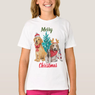 Camiseta Perros guapos deseando Feliz Navidad