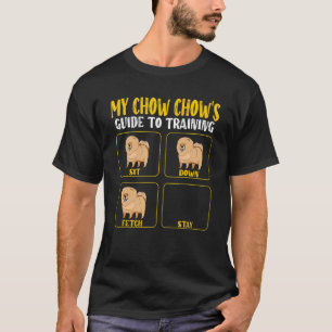 Camiseta perros guardianes de la escuela de chow chow
