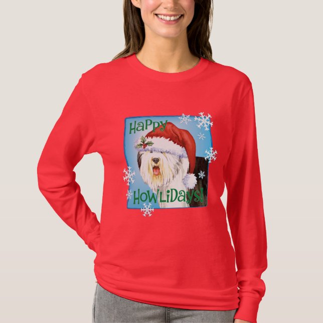 Camiseta Perros ingleses viejos de Howlidays (Anverso)