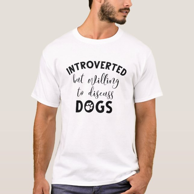 Camiseta Perros introvertidos (Anverso)
