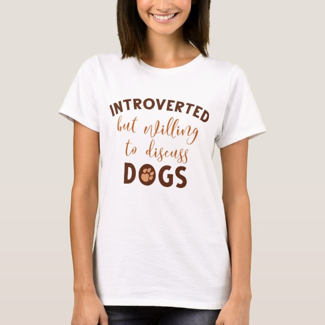 Camiseta Perros introvertidos (Anverso)