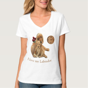 Camiseta perros labradores retriever