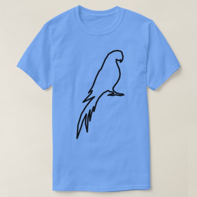 Camiseta perros loro t parro conure (Diseño del anverso)