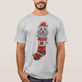 Camiseta Perros malteses adorables, Navidades malteses navi