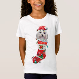 Camiseta Perros malteses adorables, Navidades malteses navi