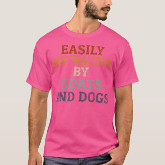 Camiseta Perros mascotas Goa Distrados Fácilmente Por Perro