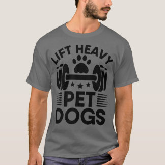 Camiseta Perros Mascotas pesados elevadores entrenamiento G