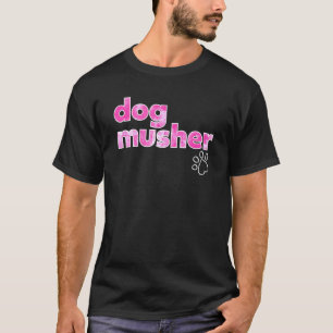 Camiseta Perros Musher Trineos Perros Corriendo Perros Sibe