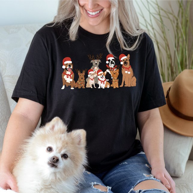 Camiseta Perros navidades (Subido por el creador)