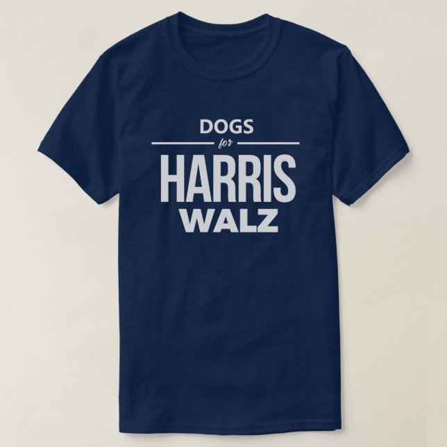 Camiseta Perros para Harris Walz (Diseño del anverso)