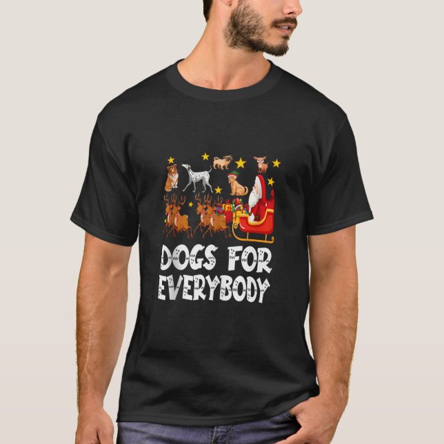 Camiseta Perros Para Todos Los Navidades Perro Graciosos No (Anverso)
