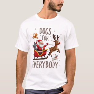 Camiseta Perros para todos Santa divertido Navidad Xmas (1)