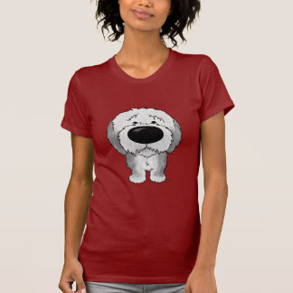 Camiseta Perros pastor ingleses viejos - nariz grande y