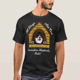 Camiseta Perros Pastores Australianos Son Chicas Australian